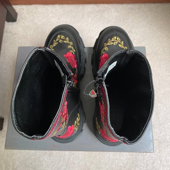 FARM RIO Women Floral Embroidery Boots - NEW NWOB - Picture 8 of 11